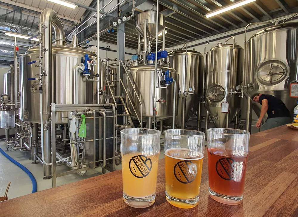 Brasseurs du lagon New Caledonia - 1000L three vessel brewery equipment by TIANTAI